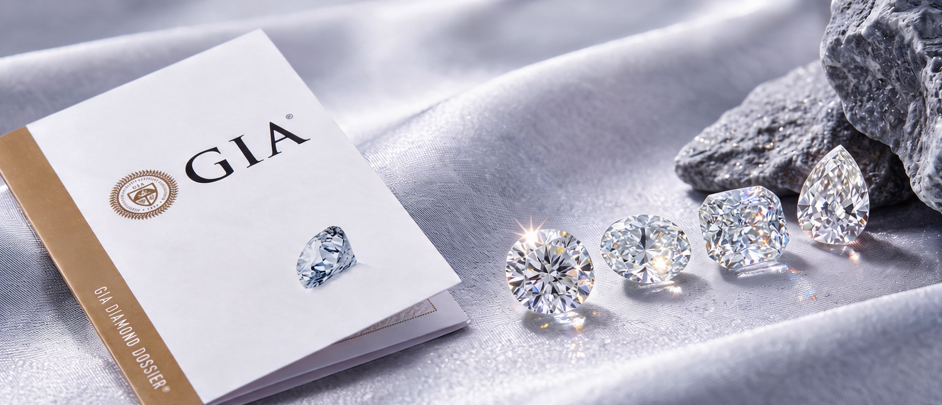 GIA certified Goldiama diamonds