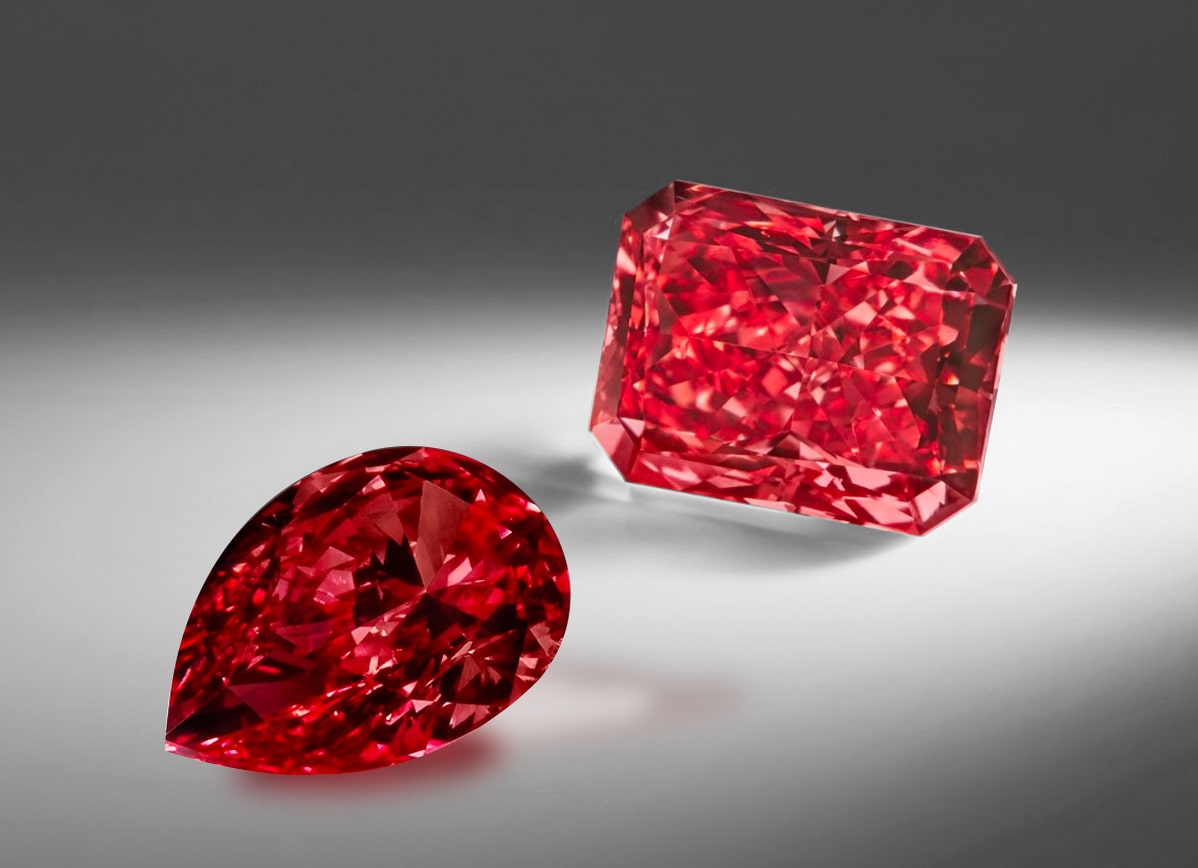 fancy red color diamond goldiama diamond dubai